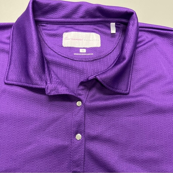 Tournament Collection Women’s Purple Golf/Tennis Shirt Size M Activewear EUC - Picture 2 of 7